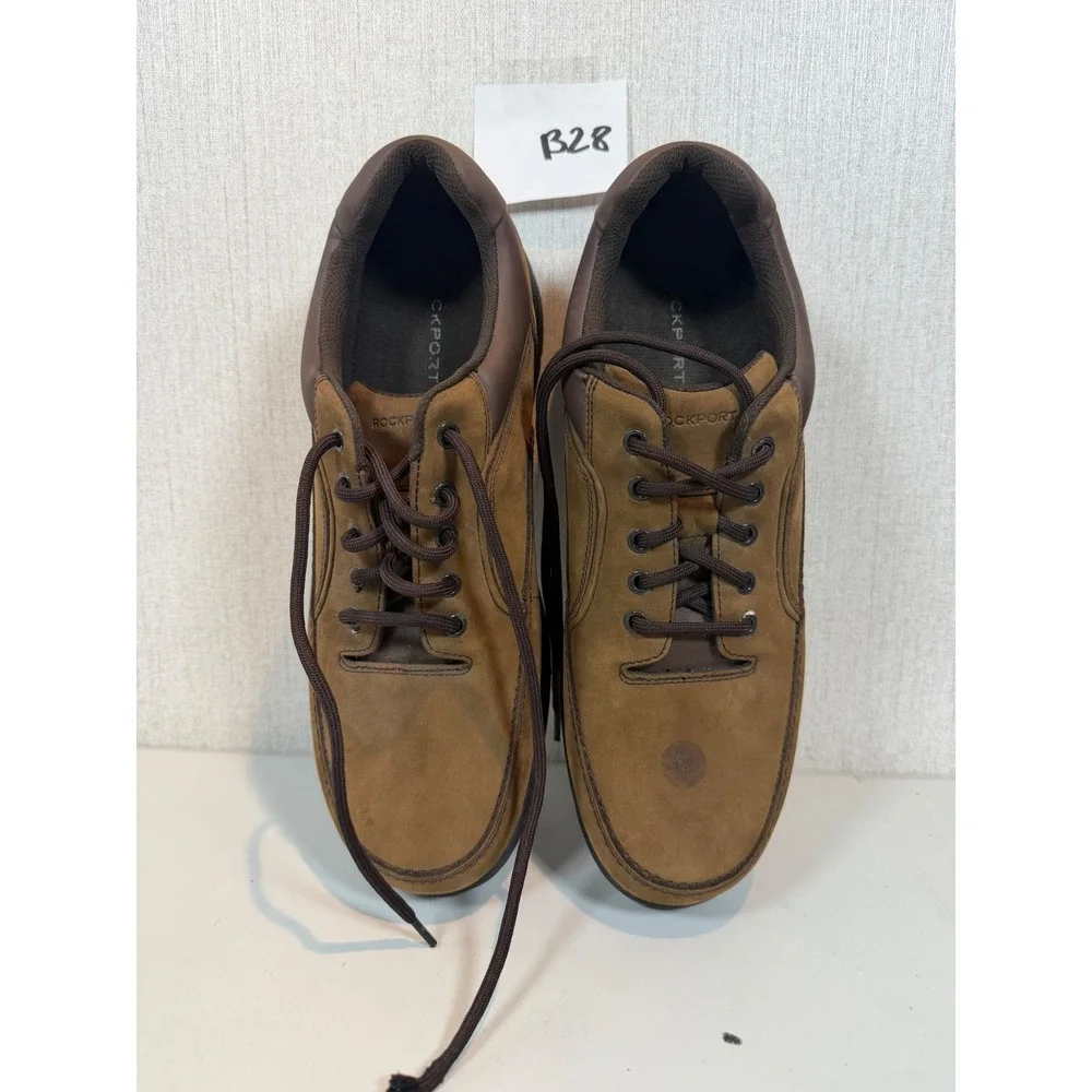 Rockport Eureka Walking Shoes‎ Mens 13W Sneaker Lace Up Leather Brown K71202